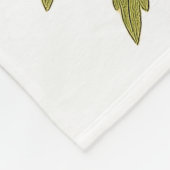 Vintage wildflowers fleece deken (Hoek)