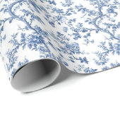 Vintage Wilg Bloesems Cadeaupapier (Rol Hoek)