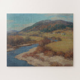 Vintage Willard Metcalf Indian Summer Vermont Legpuzzel