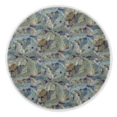 Vintage William Morris Acanthus Keramische Knop (Voorkant)