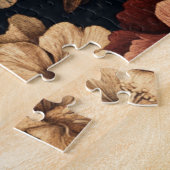 Vintage William Morris Bird Foliage Art Legpuzzel (Zijkant)