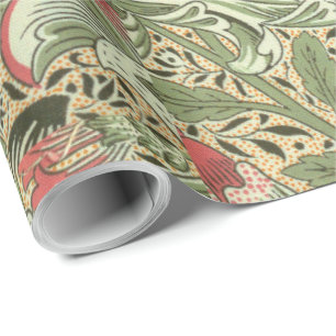 Vintage William Morris Corncockle Flowers Cadeaupapier