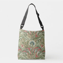 Vintage William Morris Corncockle Flowers Crossbody Tas