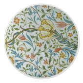 Vintage William Morris Flora Keramische Knop (Voorkant)