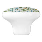 Vintage William Morris Flora Keramische Knop (Zijkant)