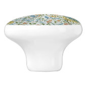 Vintage William Morris Flora Keramische Knop (Zijkant)