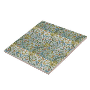 Vintage William Morris Flora Tegeltje