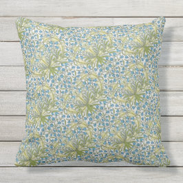 Vintage William Morris Foliage Flowers Harebell Buitenkussen