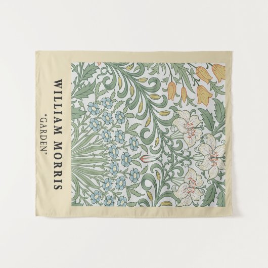 Vintage William Morris Garden Wandkleed (Voorkant (horizontaal))