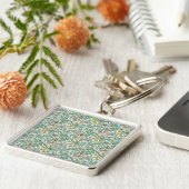 Vintage William Morris Leicester Magnet Sleutelhanger (Zijkant)