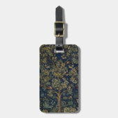Vintage William Morris–Levensboom  Bagagelabel (Voorkant verticaal)