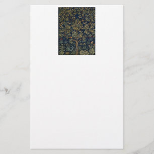 Vintage William Morris–Levensboom Briefpapier