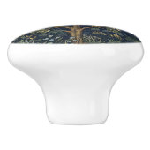 Vintage William Morris–Levensboom Keramische Knop (Zijkant)