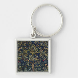 Vintage William Morris–Levensboom Sleutelhanger