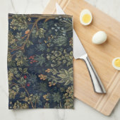 Vintage William Morris–Levensboom Theedoek (Quarter Fold)