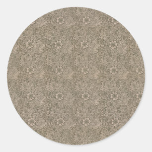 Vintage William Morris Marigold Ronde Sticker