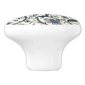 Vintage William Morris Pattern Keramische Knop (Zijkant)