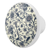 Vintage William Morris Pattern Keramische Knop (Rechts)