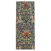 Vintage William Morris Snakehead Wijn Cadeautas (Achterkant)