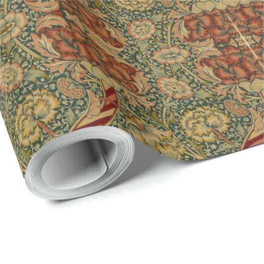 Vintage William Morris Wandle Cadeaupapier (Rol Hoek)