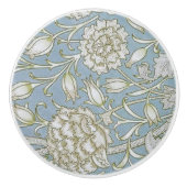 Vintage William Morris Wild Tulip Keramische Knop (Voorkant)