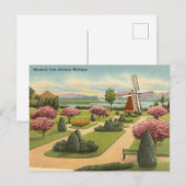 Vintage, Windmill Park, Holland, Michigan Briefkaart (Voorkant / Achterkant)
