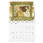 Vintage Windows van Kate Greenaway Meisjes & Kinde Kalender (Mar 2027)