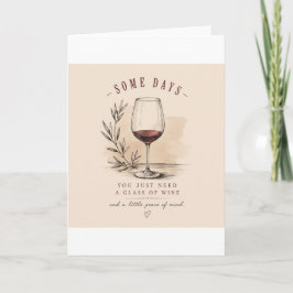 Vintage Wine Lover | Red Wine Design Kaart