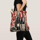 Vintage Wine Tote Bag (Dichtbij)