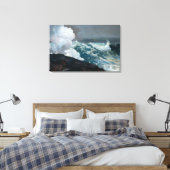 Vintage Winslow Homer Northeaster Canvas Afdruk (Insitu (Slaapkamer))