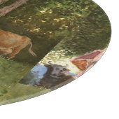 Vintage Winslow homer The Milk Maid Snijplank (Hoek)