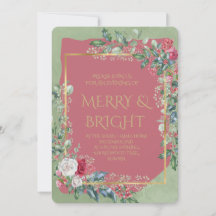 Vintage Winter Botanical Christmas Elegance