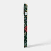 Vintage winter botanische iPhone-hoes iPhone 15 Case (Linkerkant)