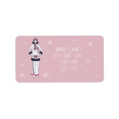 Vintage Winter Fashion  Etiket (Voorkant)