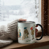 Vintage Winter Holiday Mok
