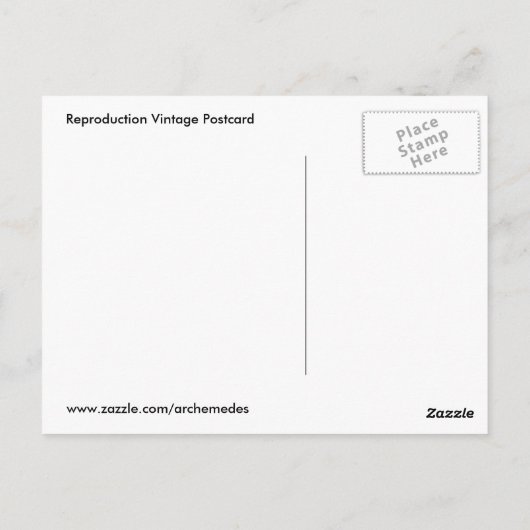 Vintage Wisconsin Briefkaart (Achterkant)