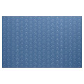 Vintage wit anker zeevaartmonogram stof (Yard (91,4 cm))