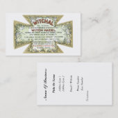 Vintage Witch Hazel Visitekaartje (Voorkant / Achterkant)