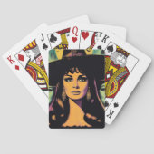 Vintage Witch Pokerkaarten (Achterkant)
