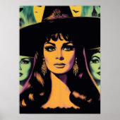 Vintage Witch Poster (Voorkant)