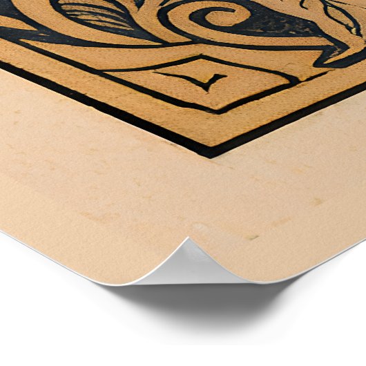 Vintage Witch Tea Time Poster (Hoek)