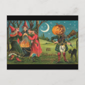 Vintage Witches Briefkaart (Voorkant)