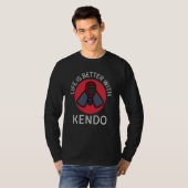 Vintage  With Kendo  Retro T-shirt (Voorkant volledig)