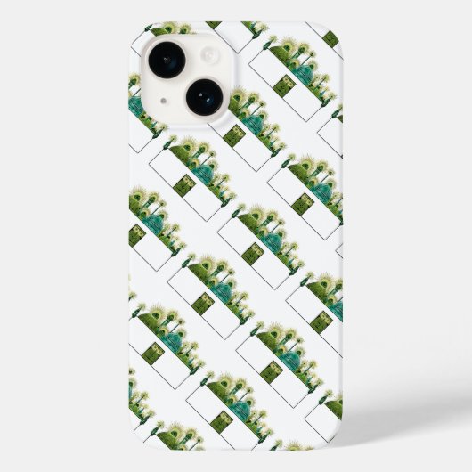 Vintage Wizard of Oz, De Smaragden Stad Case-Mate iPhone Case (Achterkant)