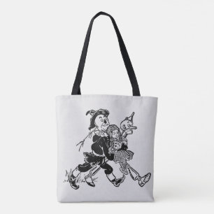 Vintage Wizard of Oz Dorothy Slapend met Papavers Tote Bag