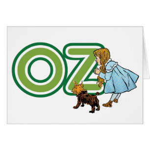 Vintage Wizard of Oz Dorothy Toto met GROOTTE lett