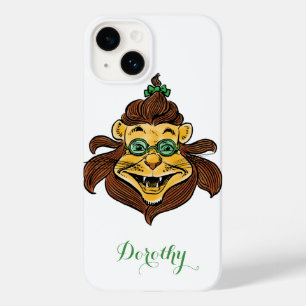 Vintage Wizard of Oz, Leeuw draagt groene bril Case-Mate iPhone Case