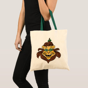 Vintage Wizard of Oz, Leeuw draagt groene bril Tote Bag