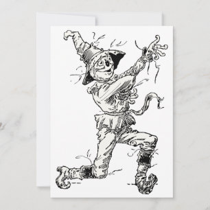 Vintage Wizard of Oz-sprookjes, de Scarecrow