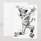 Vintage Wizard of Oz-sprookjes, de Scarecrow (Voorkant / Achterkant)